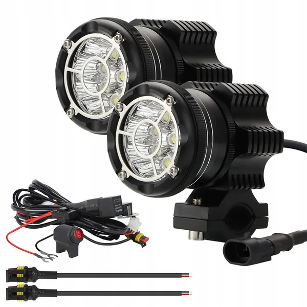 Kairiyard Phare Rond LED Moto Supplémentaire OEM gefat166 image 1