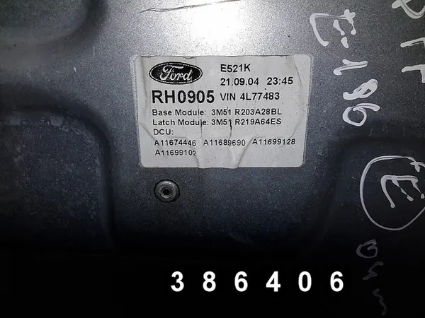Regulador de janela Ford C Max 2007 OEM 3m51r203a28bl image 5
