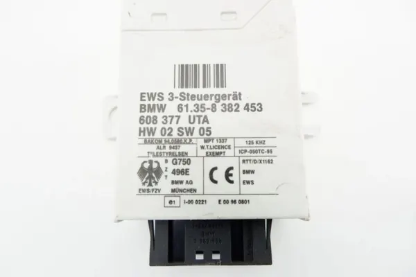 Module Immobilisateur BMW OEM 8382453 pour 520d Diesel image 5