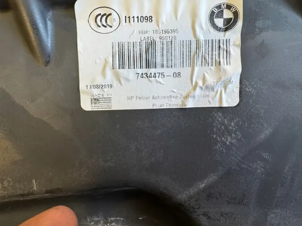 Isolamento anteparo BMW G05 G07 OEM 7434475 image 3