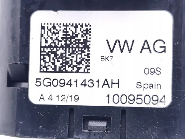 Lichtschalter Seat Leon 2019 Hatchback 4/5dr OEM 5G0941431AH image 7