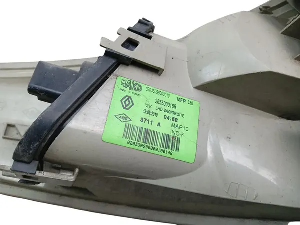 Höger Baklykta Renault Fluence (2009-2012) 265500016R image 2