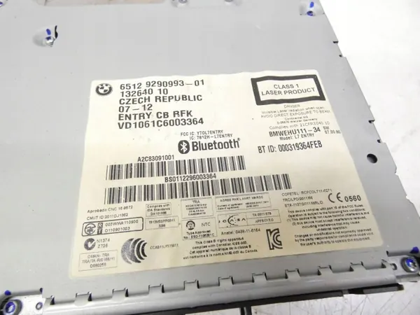 Rádio CD Bluetooth BMW OE usado OEM 9290993 image 3