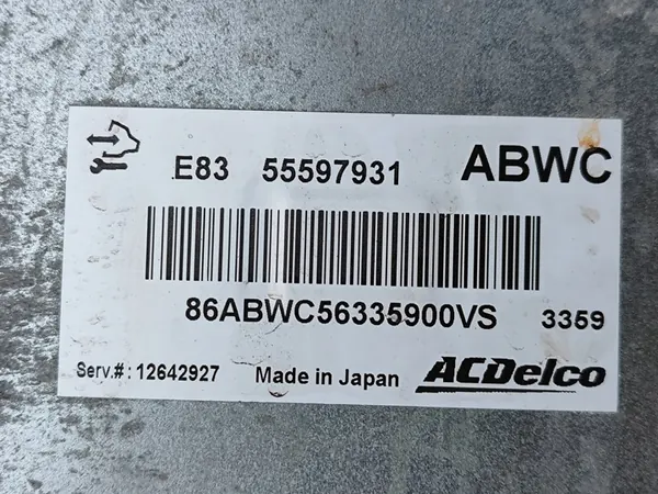 ECU OPEL CORSA D 1.2 55597931 ABWC image 3