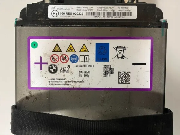 Batterie hybride BMW d'occasion OEM 5A64DD1 - 48 Ah image 6