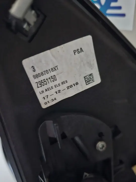 Specchio sinistro Citroen Space Tourer Jumpy III 7PIN 98087018XT image 5