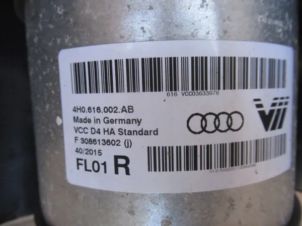 Audi A8 D4 Hinterer Rechter Luftfederbein OEM 4H0616002AB image 9