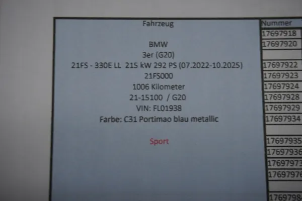 Discos e pastilhas DEMOCAR 6860909 para BMW G20 G21 G22 image 8