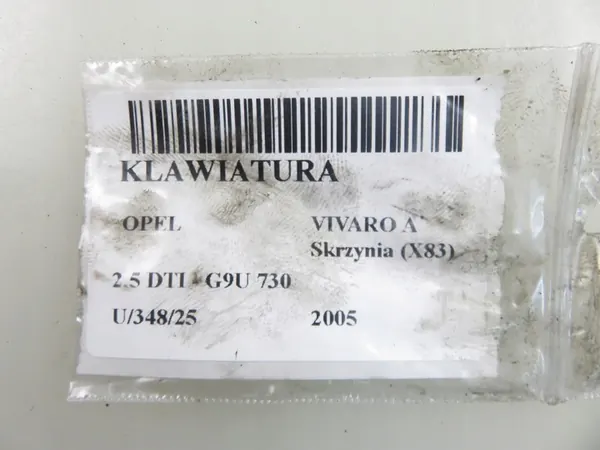 TECLADO OPEL VIVARO A 8200007915 image 2