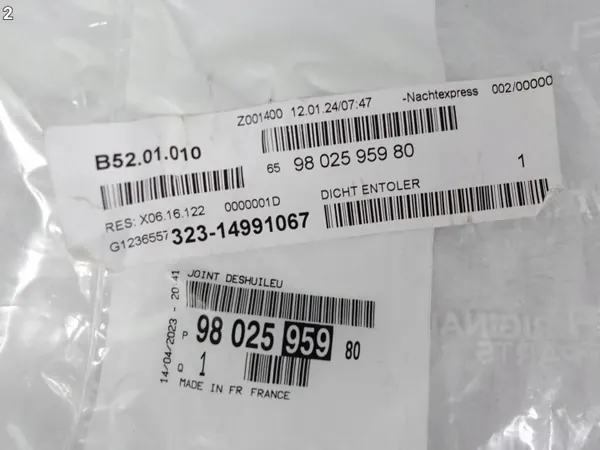 Venttiilikannen tiiviste OEM 9802595980 - Alkuperäinen image 3