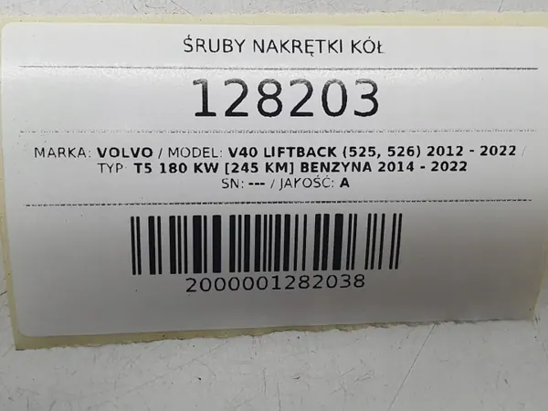Conjunto Parafusos Porcas Roda 19mm OEM AUST128203 image 5