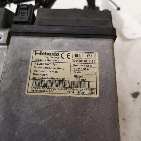 Webasto Lämmitys OEM 9000610C Mazda 6 GH:lle image 6