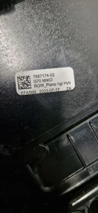 OEM 7887174 Mittelkonsole-Abdeckung Carbon BMW G70 image 5
