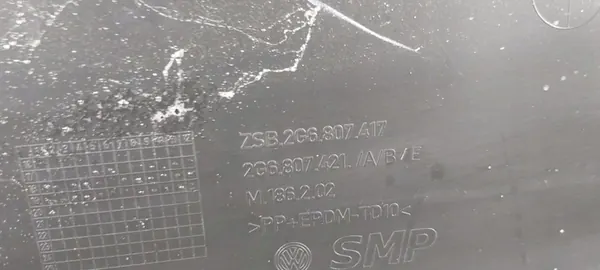 VW POLO VI Paraurti Posteriore 2G6807421A image 10