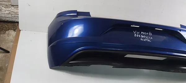 VW POLO VI Paraurti Posteriore 2G6807421A image 3