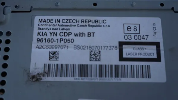 Radio Kia Venga 2017 OEM 96160-1P050 CD MP3 Bluetooth image 3