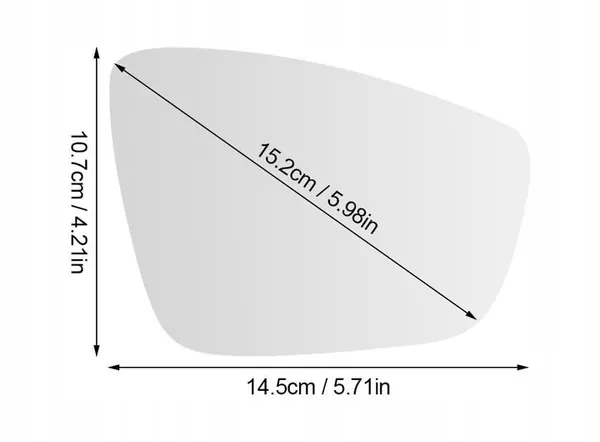 Miroir Droit Chauffé VW Polo 6R Up! Citigo Mii 2009-2023 SZXZEU165 image 2
