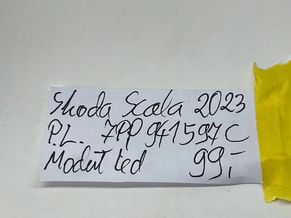 Controle de nivelamento de faróis esquerdo Skoda Scala 7PP941597C image 3