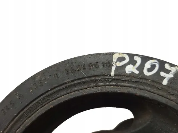 Polia do virabrequim PEUGEOT 207 1.6L diesel 9654961080 image 2