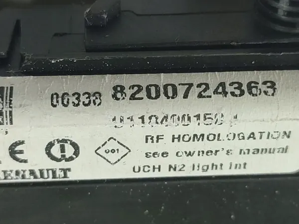 Renault Scenic Komfortmodul 2007 1.5L 8200724363 image 4