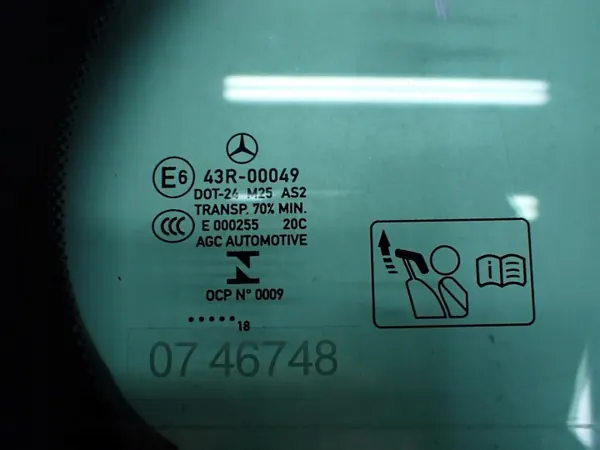 OEM 2137300255 Bak höger dörrglas Mercedes E-klass image 4
