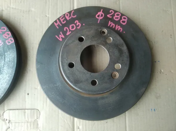 OEM TARCZE HAMULCOWE PRZÓD + KLOCKI MERCEDES W203 288mm image 5