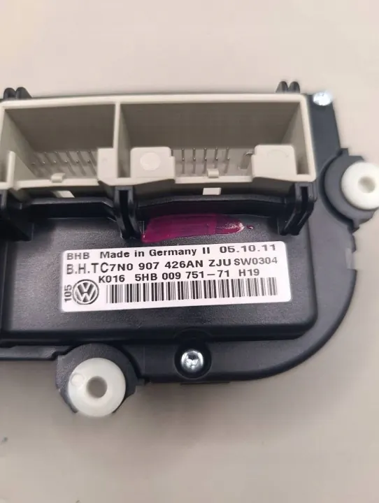 Panneau clim VW Tiguan Passat 7N0907426AN image 5