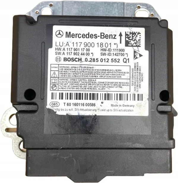 Mercedes Airbag-sensor OEM A1179001801 - Begagnad image 2