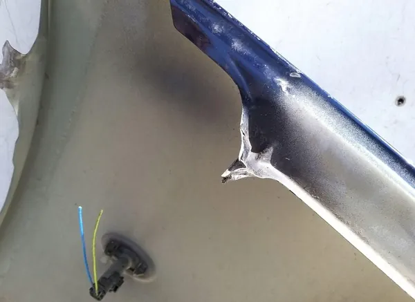 Framvänster Skärm Citroen C3 Blå image 7