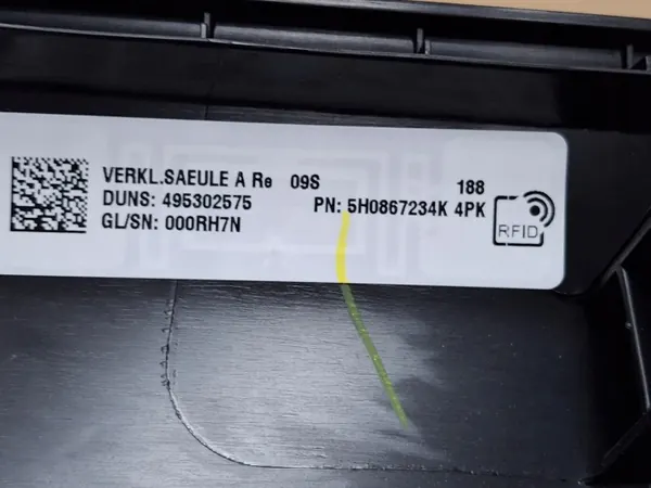 VW Golf 8 oikea pilaripäällyste OEM 5H0867234K image 10