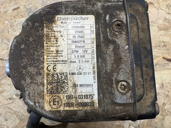 Chauffage stationnaire Webasto OEM A9068302201 Sprinter 906 image 4