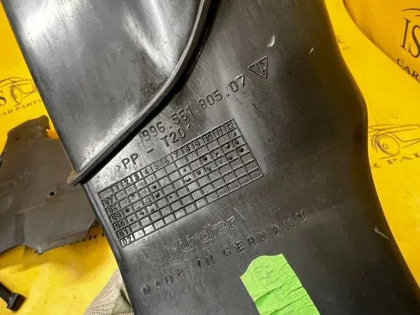 Tube d'écoulement gauche OEM 99656180507 Porsche 911 996 Cabrio image 3
