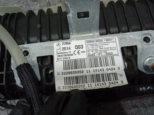 Mercedes S-klass W222 instrumentpanel OEM A2226800487 image 9