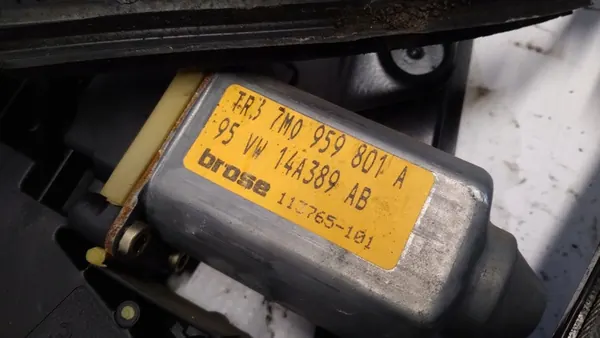 VW Sharan I Elevador de Vidro Esquerdo 7M0959801A image 2