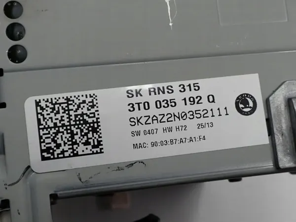 OEM 3T0035192Q Radio Navigatie voor Skoda Yeti image 8