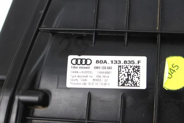 Audi Q5 Luftfilterhus OEM 80A133835F 3.0 TDi image 3
