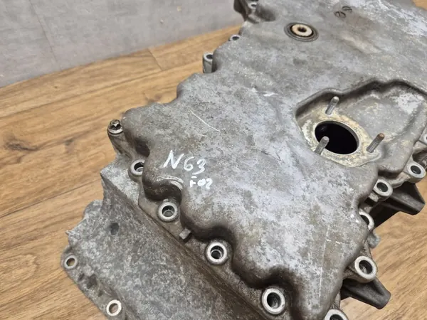 BMW N63B44B 4.4i Oljetunna Komplett F01 F02 F06 F07 F10 F12 image 2