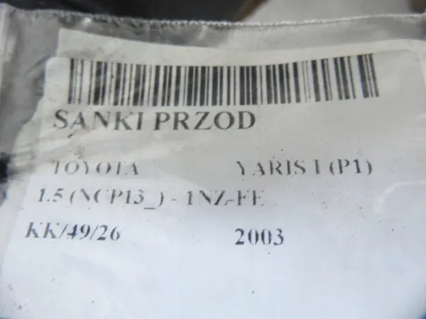 Etumoottorituki OEM SANKI PRZÓD Toyota Yaris I:lle image 5