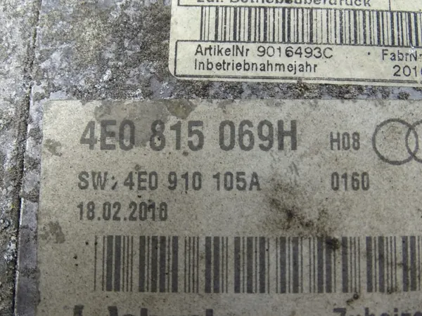 Webasto parkeerverwarming OEM 4E0815069H Audi A8 D3 TDI image 4