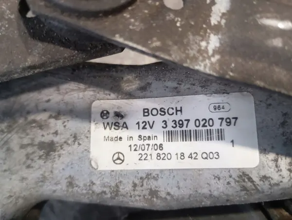 Pyyhkijän Moottorin Mekanismi Oikea Mercedes S W221 2218201842 image 2