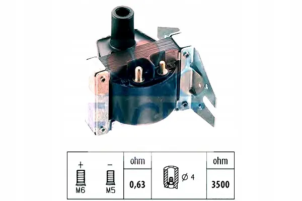 Bobina de ignição VW A80/100 1.6 image 4