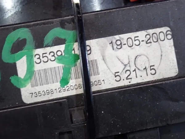 FIAT PANDA II 03-11 Lichtschakelaar 735398129 image 5