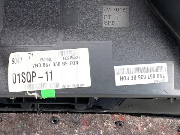 Right Trunk Panel SEAT ALHAMBRA II 7N0867036BE image 4