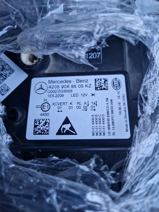 Linker Full LED Multibeam Koplamp MERCEDES C W205 A2059068505 image 8