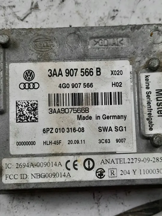 Modul för övervakning av döda vinkeln Audi A6 S6 C7 3AA907566B image 4