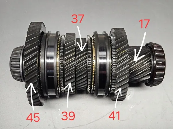 Arbre de Sortie N1 avec Engrenages 02E DQ250 DSG VW AUDI image 1
