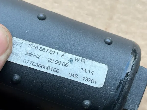 OEM 5P08867871A Persian maletero SEAT Altea XL 2006-2009 image 3