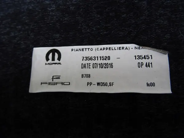 JEEP RENEGADE BU 15-22 Bagageruimplank 7356311520 image 6