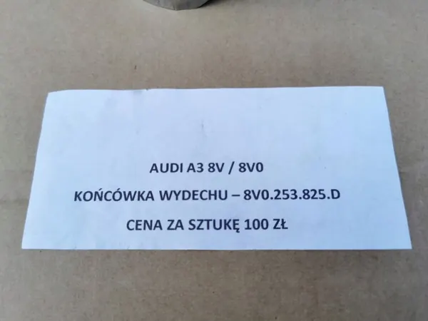 Bout d'échappement Audi OE OEM 8V0253825D image 5