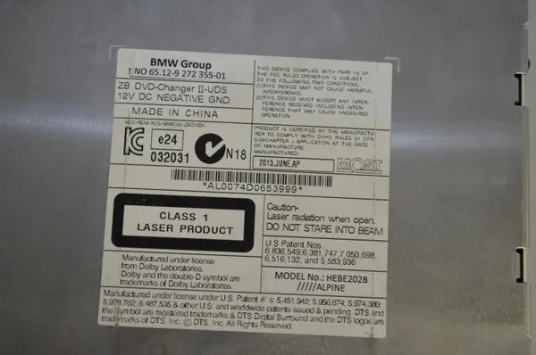 OEM 65129272356 CD-wisselaar voor BMW 5 Touring F11 image 6